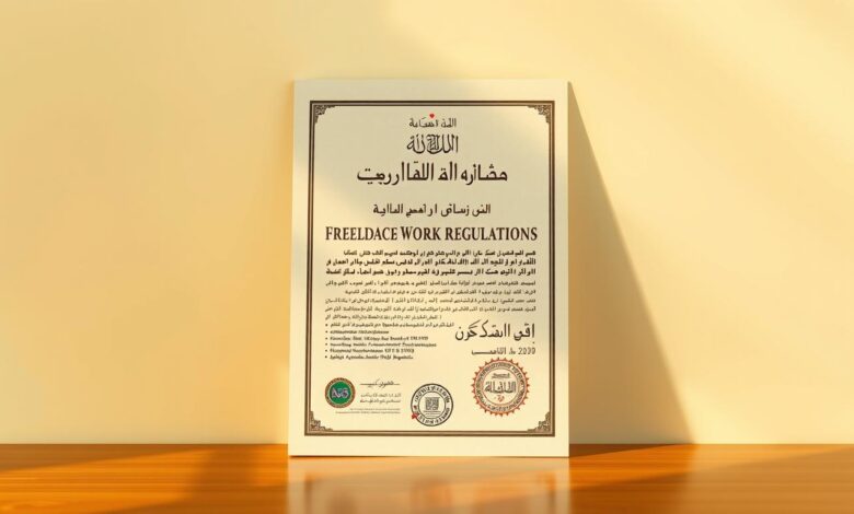 وثيقه العمل الحر